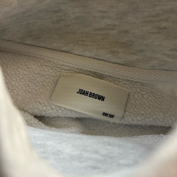 Joah Brown Grey Turtleneck Sweatshirt - Picture 3 of 5